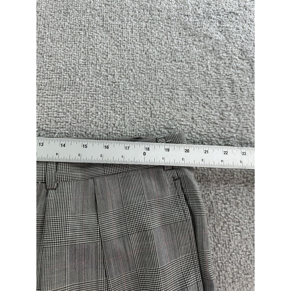 Vintage Brooks Brothers Suit 40 L Black White Wool Glen Plaid Luxury USA 40x30 - Picture 14 of 16